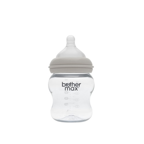 Brother max, Feeding Bottle , Anti-colic ,Grey color, 160ml/5oz