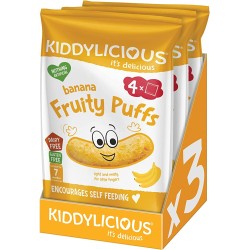 Kiddylicious , Puffs Banana , 40g