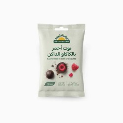 Natureland, Raspberries in Dark Chocolate, 45g
