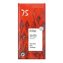 Vivani, Fine Dark Chocolate, 75% Panama Cocoa, 80g