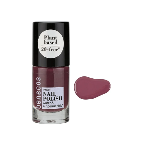 Benecos, Happy Nails Nail Polish, Sweet Plum 5ml Benecos, Happy Nails Nail Polish, Sweet Plum 5ml