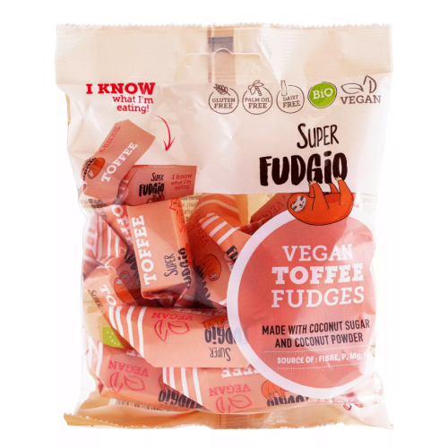 Super Fudgio, Organic milk-free fudge, toffee, 150g