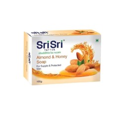 Sri Sri, Almond and Honey Soap, 100g