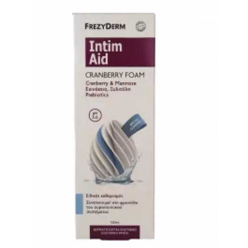 Frezyderm Intim Aid, Unisex Cranberry Foam pH5.0, 100ml