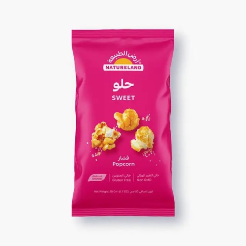 Natureland, Popcorn Sweet, 50g
