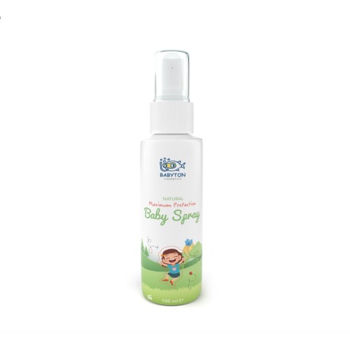 Babyton, Organic and Natural Content Body Protection Spray, 100ml