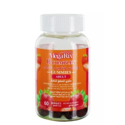 Megarix, B Complex Gummies for Energy and Focus, 60PCS