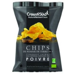 CS, Potatoes with Black Pepper Crisps, 100g