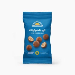 Natureland, Milk Choc Balls, 50g