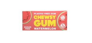 Chewsy, Watermelon Gum, Free sugar, 15g
