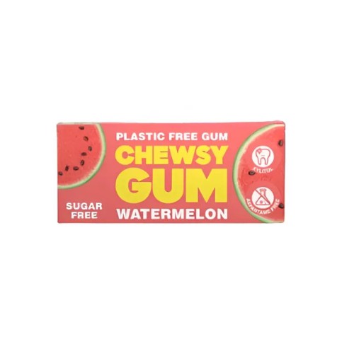 Chewsy, Watermelon Gum, Free sugar, 15g