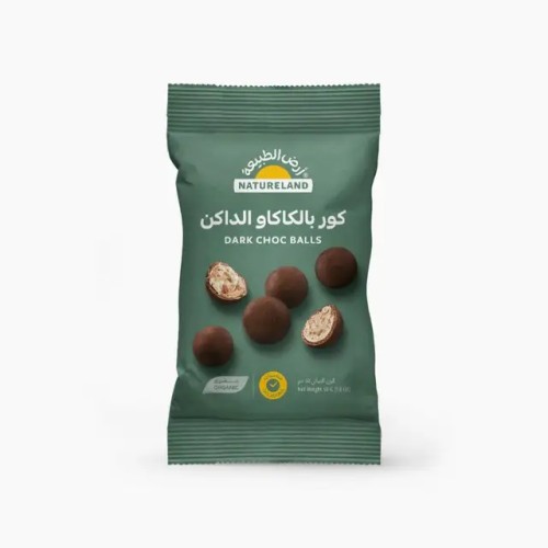 Natureland, Dark Choc Balls, 50g