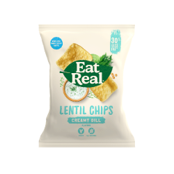 Eat Real, Lentil chips, creamy dill, 113g