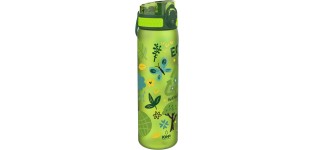 Ion8 Leak Proof Slim Water Bottle, BPA , 600ml, Ecology