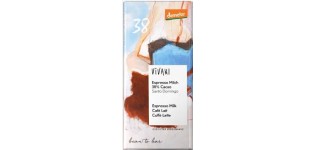 Vivani, Organic Espresso Milk Chocolate Bar 38% ,90g