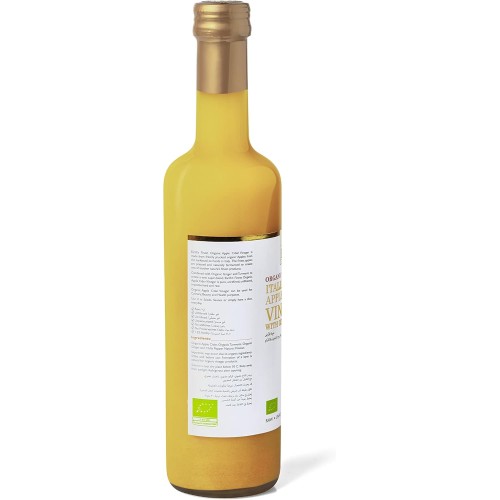 Earths Finest, Organic Apple Cider Vinegar with Ginger, Turmeric, 500ml