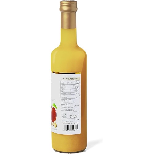 Earths Finest, Organic Apple Cider Vinegar with Ginger, Turmeric, 500ml