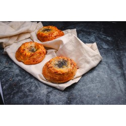 Broken Breads, Mini garlic cheese Babka