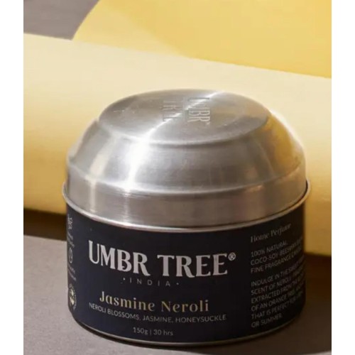 Umber Tree, Jasmine Neroli Organic Fine Fragrance Candle, 150 Gm