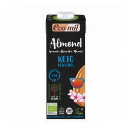 EcoMil, Organic Almond Drink Keto Low Carb, 1L