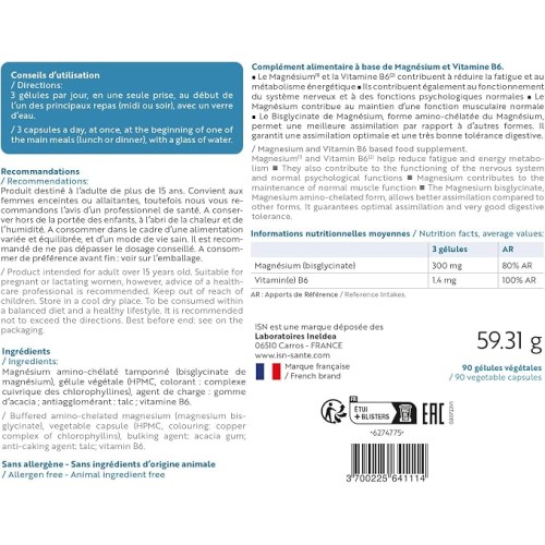 Magnefor, Magnesium Bisglycinate, 30 Capsules Magnefor, Magnesium Bisglycinate, 30 Capsules