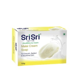 Sri Sri, Malai cream Soap, 100g