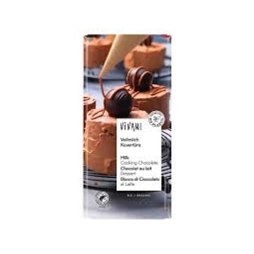 Vivani, Organic Milk Cooking Chocolate, 150g