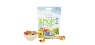 Mom, Organic Bonbon, Blueberry, Strawberry, Watermelon, 20 candies
