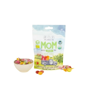 Mom, Organic Bonbon, Blueberry, Strawberry, Watermelon, 20 candies