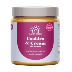 Early Riser, Cookies & Cream Nut Butter, 280g