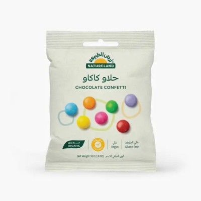 Natureland, Chocolate Confetti, 50g