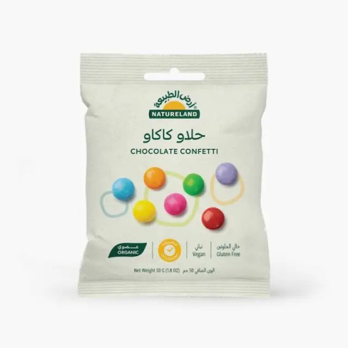 Natureland, Chocolate Confetti, 50g