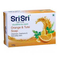 Sri Sri, Orange and Tulasi Soap, 100g