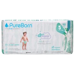 PureBorn, Baby Pants Day & Night, Size 5, 40 pcs