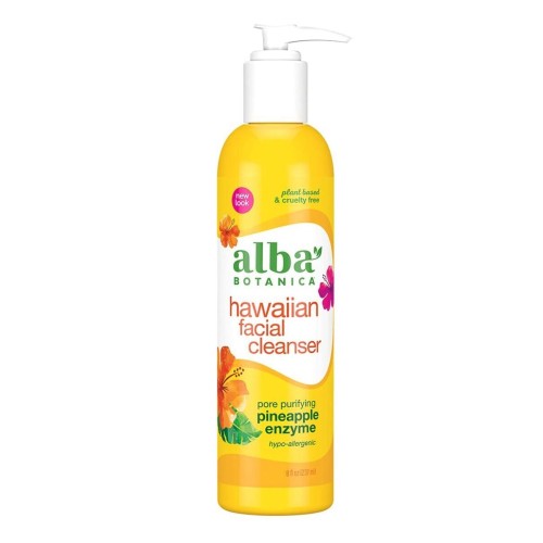 Alba Botanica,Hawaiian Facial Cleanser, Pineapple Enzyme, 237ml
