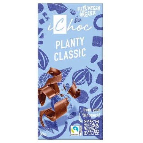 Vivani, iChoc Classic Style Vegan Chocolate Bar, 80g