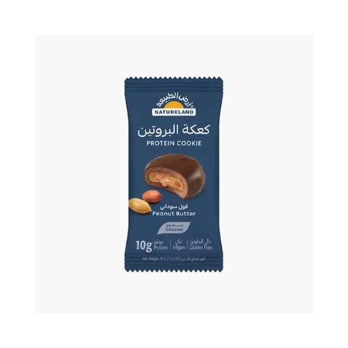 Natureland, Protein Cookie, Peanut Butter, 40g
