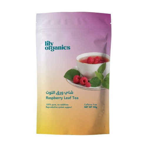 Lily Organics, Raspberry leaf tea, 50g