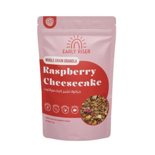 Early Riser, Raspberry Cheesecake Granola, 250g Early Riser, Raspberry Cheesecake Granola, 250g