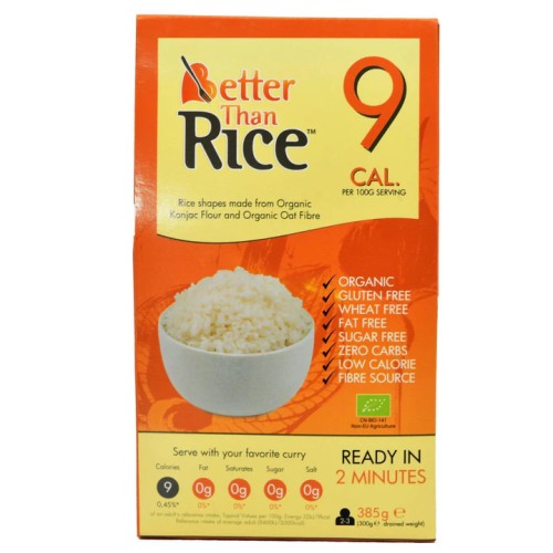 Better Than, Organic Konjac Rice, 385g