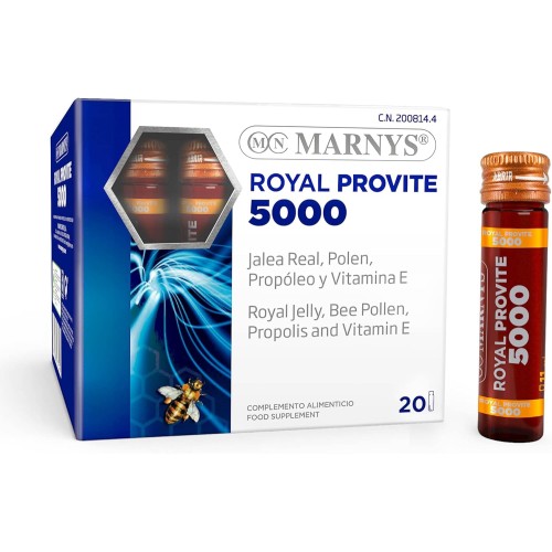 Marnys, Royal Provite 5000, Natural Dietary Supplement for Daily Energy & Vitality,  20 Vials × 11 ml