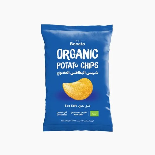 Bonato, Potato Chips, Sea Salt, 100g