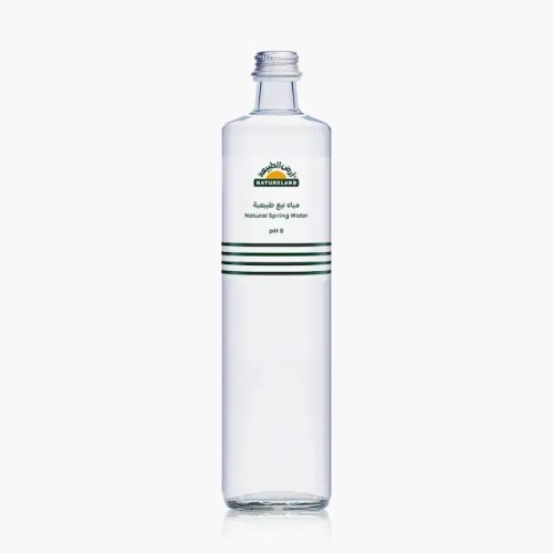 Natureland, Natural Spring Water, Glass, 700ml