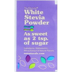 NuNaturals, NuStevia, White Stevia Powder, 1 Packet