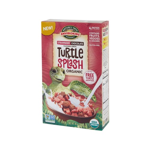 Natures Path, Turtle Splash Cereal, Strawberry Chocolate, 284g
