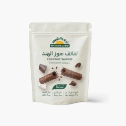 Natureland, Coconut Wafers Cacao, 75g