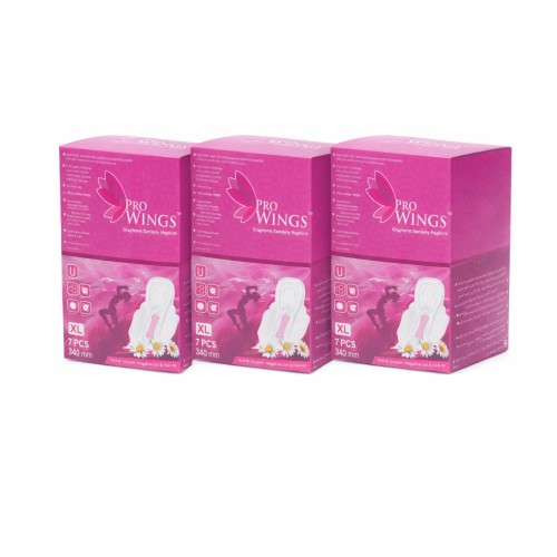 ProWings, Antibacerial Pads, XL, 7pcs , 3 For a Deal