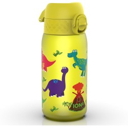 ION8, Water Bottle, Yellow Dinosaur, 350 ml