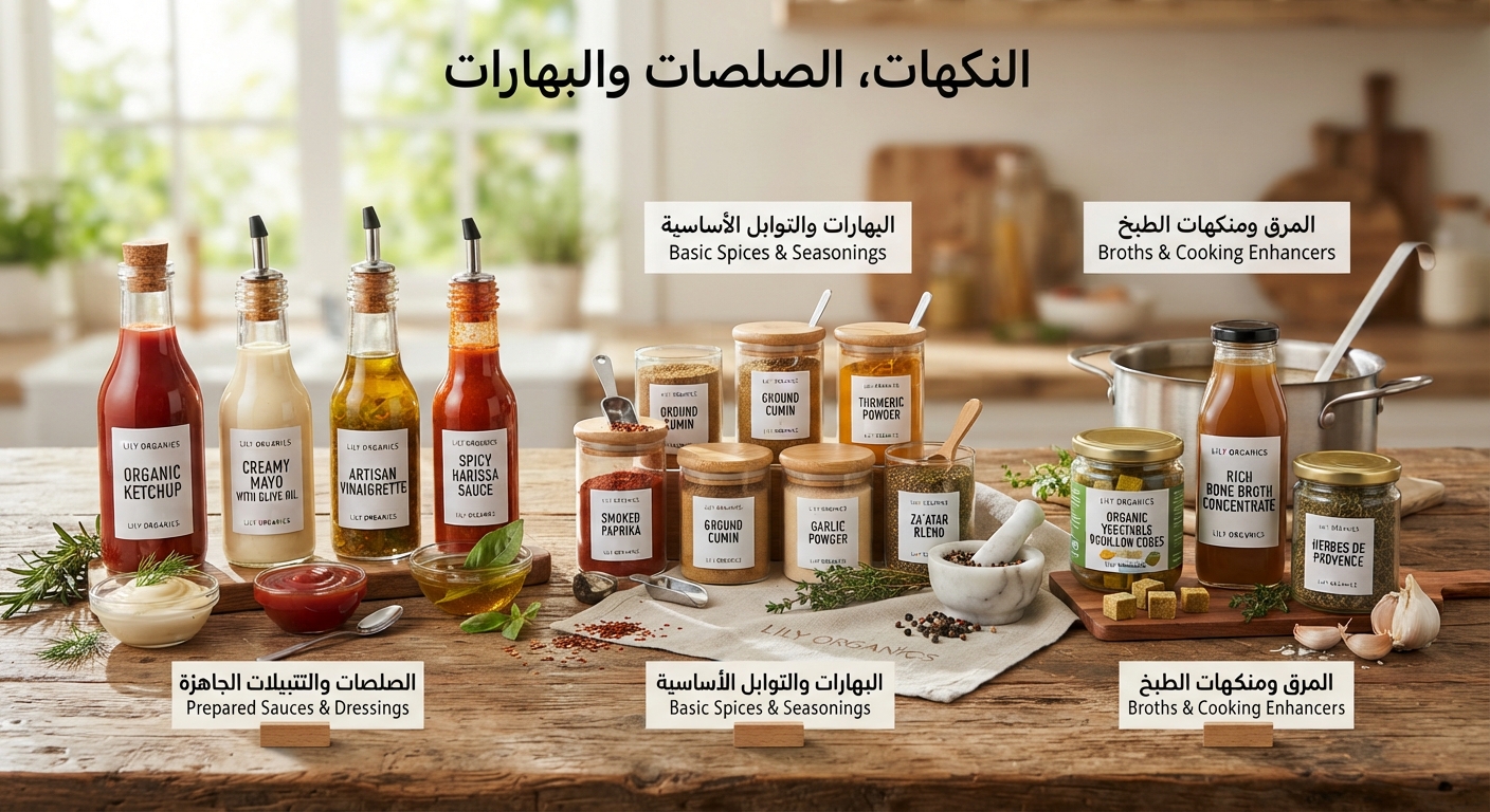 Flavors, Sauces & Spices